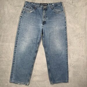 Nautica Jeans Mens 42x34 Blue Baggy Loose 90s VTG USA Made Streetwear Skater